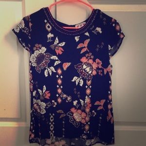 Fun, floral, flowy top
